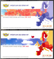 Iceland Sc# 844-845 MNH Complete Booklet 1997 45k-65k Europa - Booklets