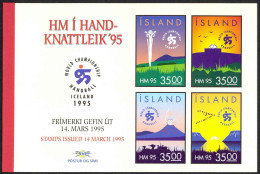 Iceland Sc# 798b MNH Complete Booklet 1995 Handball - Carnets