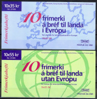 Iceland Sc# 801-802 MNH Complete Booklet 1995 35k-55k Europa - Booklets