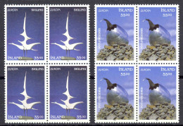 Iceland Sc# 770-771 MNH Block/4 1993 Europa - Unused Stamps