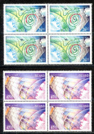 Iceland Sc# 738-739 MNH Block/4 1991 Europa - Unused Stamps