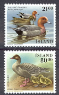 Iceland Sc# 686-687 MNH 1990 Birds - Ongebruikt