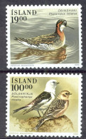 Iceland Sc# 671-672 MNH 1989 Birds - Nuevos