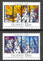 Iceland Sc# 639-640 MNH 1987 Europa - Unused Stamps