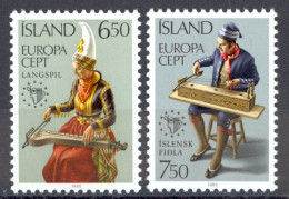 Iceland Sc# 606-607 MNH 1985 Europa - Unused Stamps