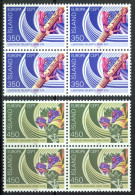 Iceland Sc# 554-555 MNH Block/4 1982 Europa - Ungebraucht