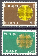 Iceland Sc# 420-421 MNH 1970 Europa - Ungebraucht