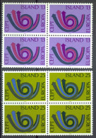 Iceland Sc# 447-448 MNH Block/4 1973 Europa - Neufs