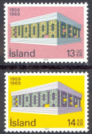 Iceland Sc# 406-407 MNH 1969 Europa - Nuovi