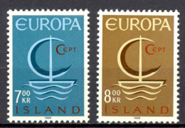 Iceland Sc# 384-385 MNH 1966 Europa - Ungebraucht