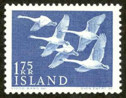 Iceland Sc# 299 MH 1956 Whooper Swans - Unused Stamps