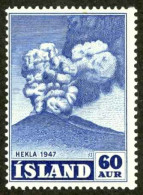 Iceland Sc# 250 MH 1948 60a Hekla Volcano - Ungebraucht