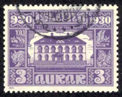 Iceland Sc# 152 Used 1930 3a Definitives - Usados