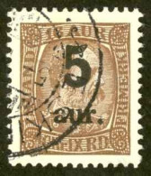 Iceland Sc# 130 Used 1921-1925 5a Overprints - Usados