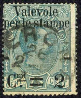 Italy Sc# 61 Used (a) 1890 2c On 75c King Humbert I - Oblitérés