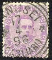 Italy Sc# 55 Used (a) 1889 60c Violet King Humbert I - Gebraucht