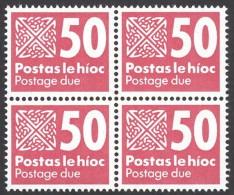 Ireland Sc# J36 MNH Block/4 1985 50p Postage Due - Timbres-taxe