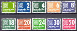 Ireland Sc# J28-J36 MNH 1980-1985 Postage Due - Timbres-taxe