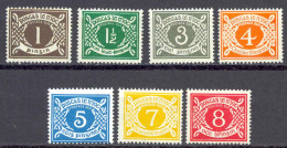 Ireland Sc# J15-J21 MNH 1971 Postage Due - Postage Due