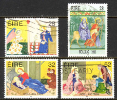 Ireland Sc# 909-912 Used 1993 Christmas - Oblitérés