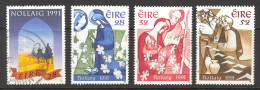 Ireland Sc# 848-851 Used 1991 Christmas - Gebruikt