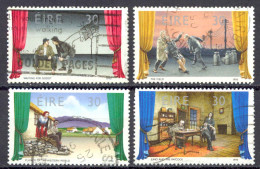 Ireland Sc# 814-817 Used 1990 Theater - Gebruikt