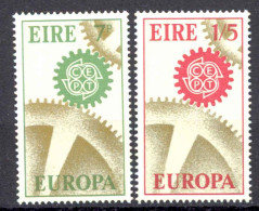 Ireland Sc# 232-233 MH 1967 Europa - Nuevos
