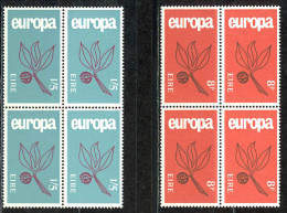 Ireland Sc# 204-205 MNH Block/4 1965 Europa - Nuovi