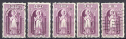 Ireland Sc# 180 Used Lot/5 1961 8p St. Patrick - Used Stamps