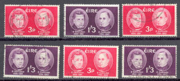 Ireland Sc# 182-183 Used Lot/3 1962 John O'Donovan & Eugene O'Curry - Usados