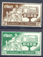 Ireland Sc# 169-170 MNH 1958 Constitution 21st - Neufs