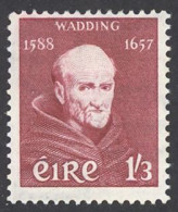 Ireland Sc# 164 MH 1957 1sh3p Father Luke Wadding - Unused Stamps