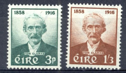 Ireland Sc# 165-166 MH 1958 Thomas J. Clarke - Ongebruikt