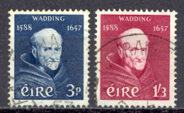 Ireland Sc# 163-164 Used (a) 1957 Father Luke Wadding - Gebruikt