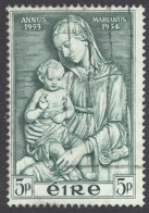Ireland Sc# 152 Used 1954 5p Madonna By Della Robbia - Used Stamps