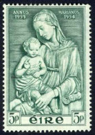 Ireland Sc# 152 MH 1954 Madonna By Della Robbia - Unused Stamps