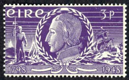 Ireland Sc# 136 MH 1948 Theobald Wolfe Tone - Unused Stamps