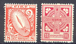 Ireland Sc# 137-138 MH 1948 Definitives - Nuevos