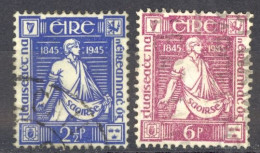 Ireland Sc# 131-132 Used (a) 1945 Sower - Gebraucht