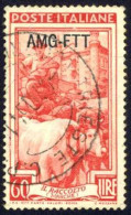 Italy Trieste Sc# 105 Used 1950 60l Overprint - Usati