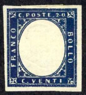 Italy Sardinia Sc# 12 MH 1862 20c Victor Emmanuel III - Sardaigne