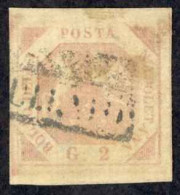 Italy Naples Sc# 3 Used (a) 1858 2g Definitives - Naples