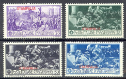 Italy Agean Is.-Stampalia Sc# 12-15 MH 1930 20c-1.25l Overprint Ferrucci Issue - Egeo (Stampalia)