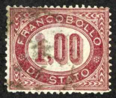 Italy Sc# O5 Used 1875 1l Officials - Dienstmarken