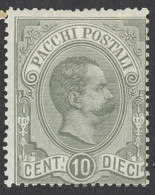 Italy Sc# Q1 MH 1884-1886 10c Parcel Post - Ongebruikt