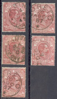 Italy Sc# Q3 Used Lot/5 1884-1886 50c Parcel Post - Paketmarken