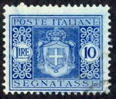 Italy Sc# J63 Used (b) (wmk 277) 1945-1946 10l Postage Due - Segnatasse