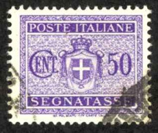 Italy Sc# J58 Used (a) (wmk 277) 1946 50c Postage Due - Postage Due