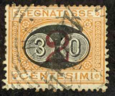 Italy Sc# J27 Used (b) 1890-1891 30c On 2c Postage Due - Portomarken