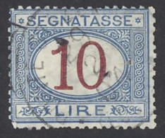 Italy Sc# J20 Used (a) 1894 10l Postage Due - Strafport